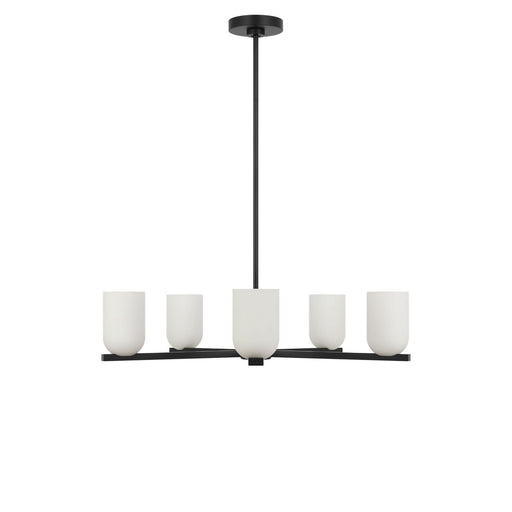 Neblina Five Light Chandelier Midnight Black