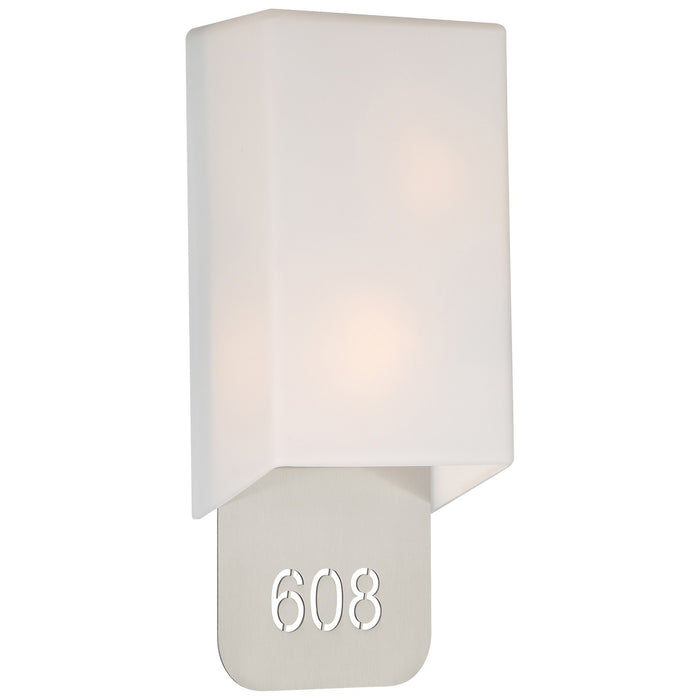 Access - SB-20008-BS/OPL - LED Address Light With Braille - Décor - Brushed Steel