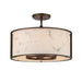 Minka-Lavery - 1679-755 - Four Light Semi Flush Mount - Buchanan - Hellenic Bronze