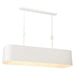Minka-Lavery - 1806-44B - Four Light Island Chandelier - Lodelle - Matte White