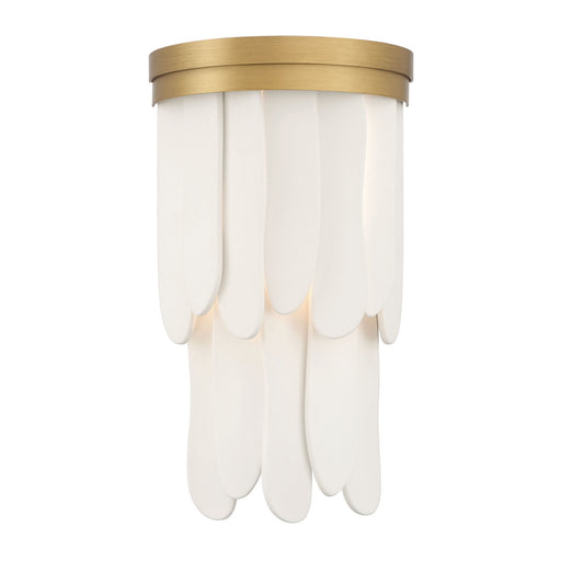 Briscade One Light Wall Sconce Painted Legacy Brass