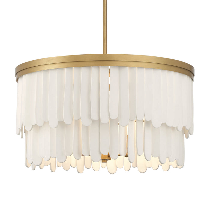 Minka-Lavery - 2079-870 - Nine Light Pendant - Briscade - Painted Legacy Brass