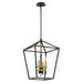 Minka-Lavery - 2103-726 - Four Light Pendant - Townhall - Coal And Soft Brass