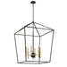 Minka-Lavery - 2106-726 - Six Light Pendant - Townhall - Coal And Soft Brass