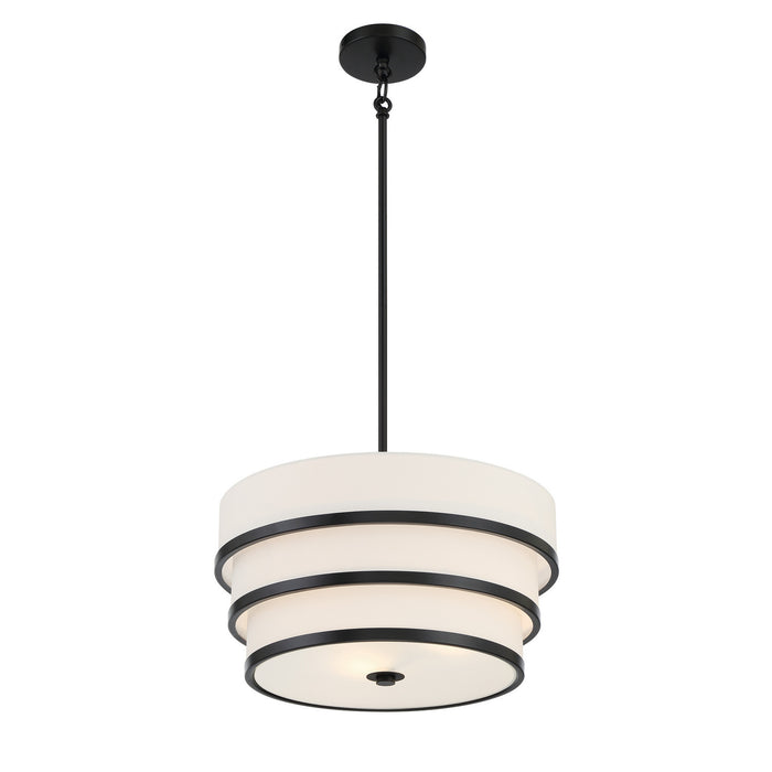 Minka-Lavery - 2443-66A - Three Light Pendant - Cascade - Coal