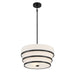 Minka-Lavery - 2443-66A - Three Light Pendant - Cascade - Coal