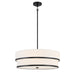 Minka-Lavery - 2445-66A - Four Light Pendant - Cascade - Coal