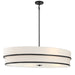 Minka-Lavery - 2449-66A - Four Light Pendant - Cascade - Coal