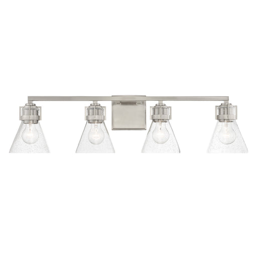 Minka-Lavery - 2474-84 - Four Light Bath - Chatham Square - Brushed Nickel