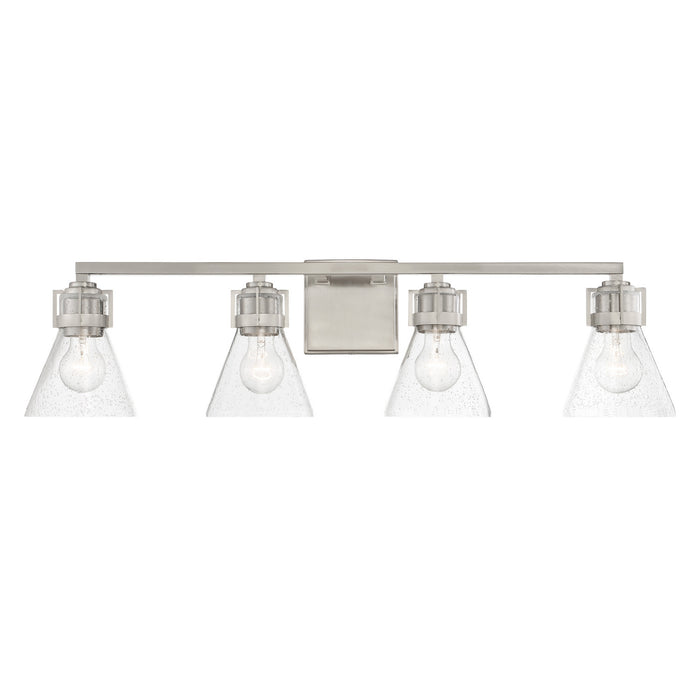 Minka-Lavery - 2474-84 - Four Light Bath - Chatham Square - Brushed Nickel