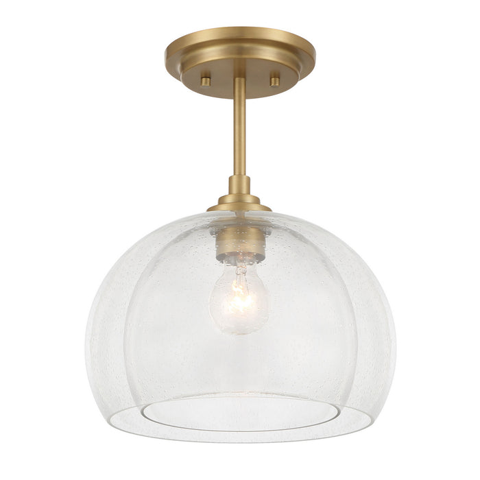 Minka-Lavery - 2725-732 - One Light Convertible Semi Flush/Pendant - Glint - Legacy Brass