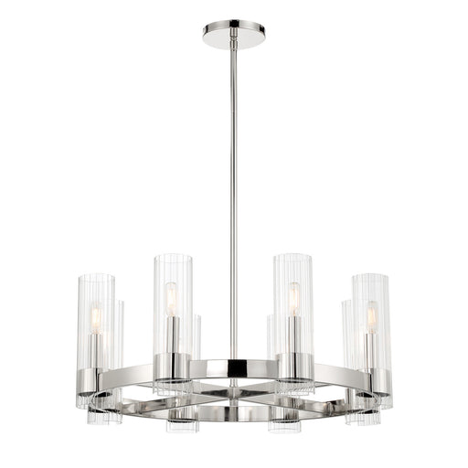 Minka-Lavery - 3898-77 - Eight Light Chandelier - Vernon Place - Chrome