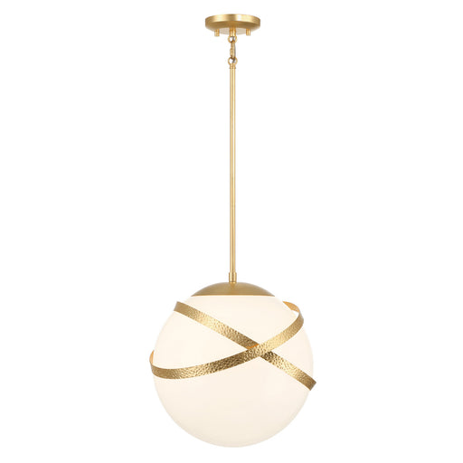 Batignolles One Light Mini Pendant Spring Gold Leaf