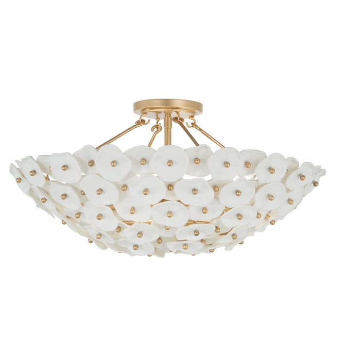 Metropolitan - N1824-732 - Four Light Semi Flush Mount - Coastlyn - Legacy Brass