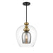 Metropolitan - N6661-865 - One Light Pendant - Amesbury - Coal And Oxidized Aged Brass