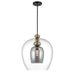 Metropolitan - N6662-865 - One Light Pendant - Amesbury - Coal And Oxidized Aged Brass