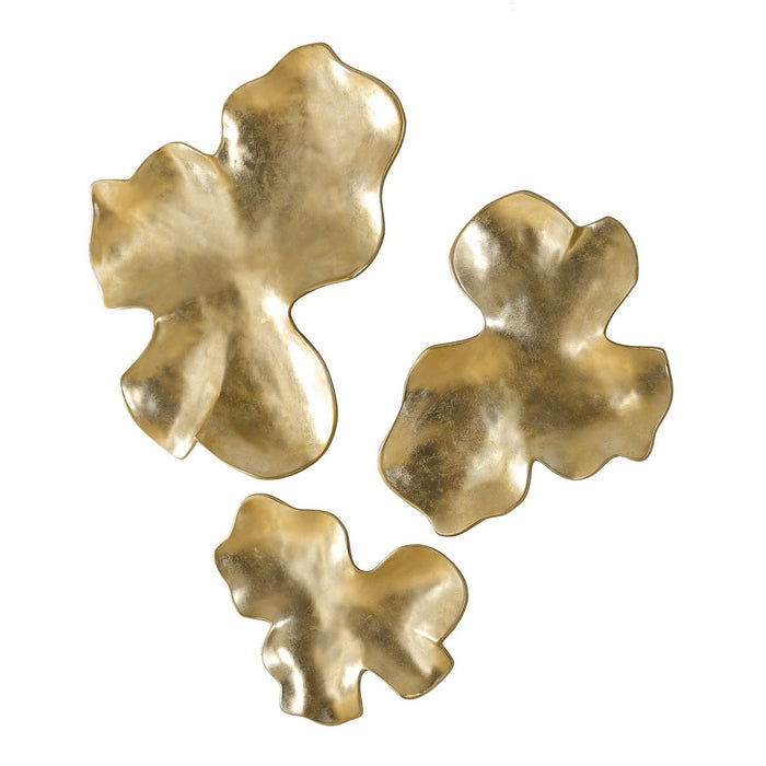 Uttermost - 03514 - Wall Decor, S/3 - Lumina - Antique Gold