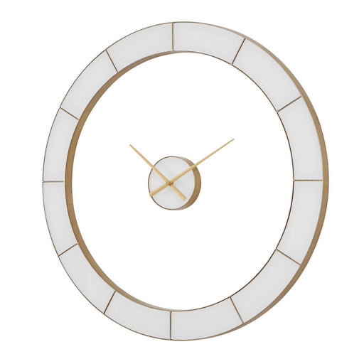 Ivory Halo Wall Clock Gold
