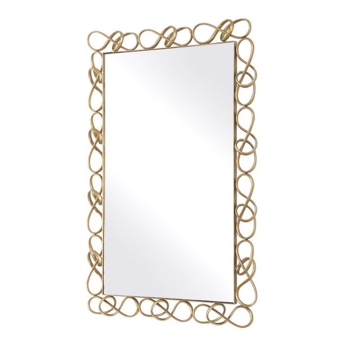 Uttermost - 08283 - Mirror - Twist It - Antique Brass