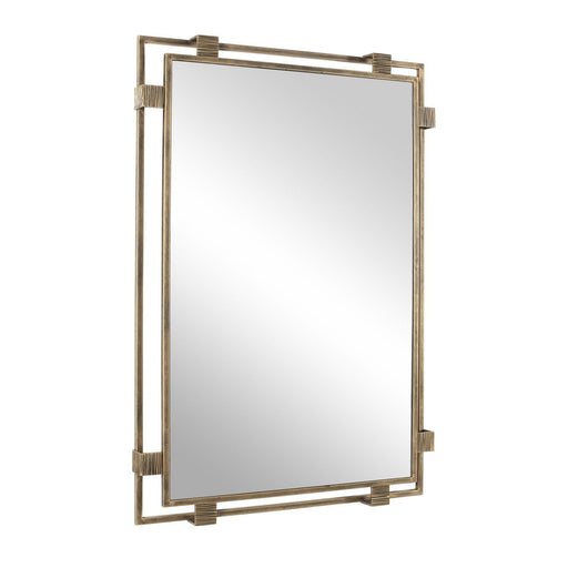 Elsher Mirror Antiqued Gold