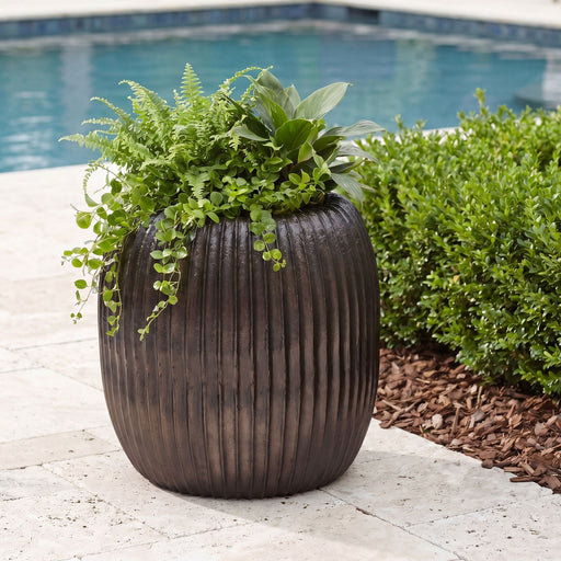 Vector Ridge Planter Dark, Weathered Tone