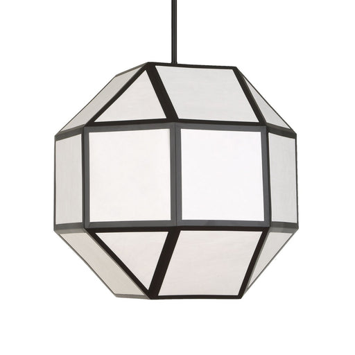 Hoi Four Light Chandelier Matte Black