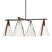 Uttermost - 21418 - Four Light Chandelier - Reins - Matte Black