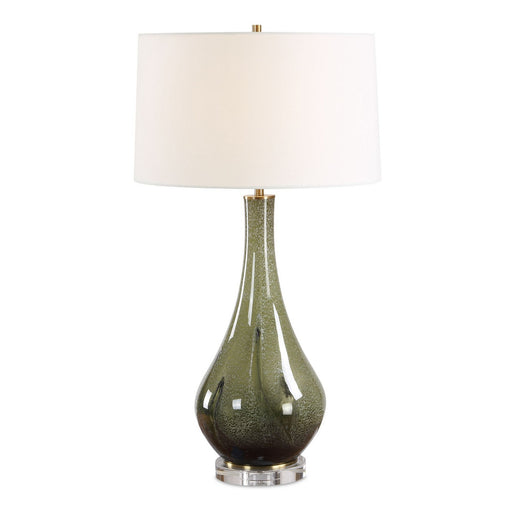 Marist One Light Table Lamp Antique Brass