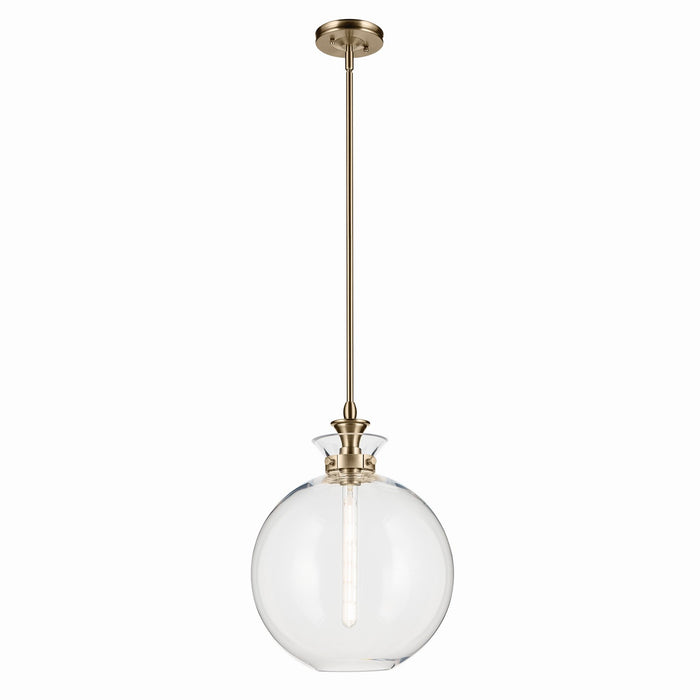 Kichler - 52779CPZCLR - One Light Pendant - Laria - Champagne Bronze