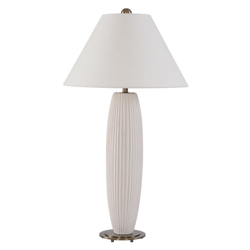 Brinsley One Light Table Lamp Antique Brass