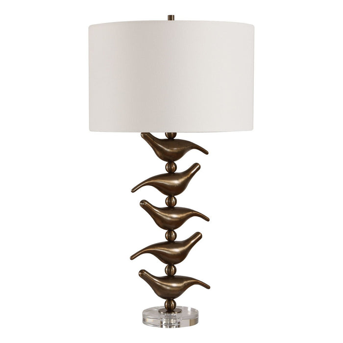 Uttermost - 30778 - One Light Table Lamp - Sing Song - Antiqued Gold