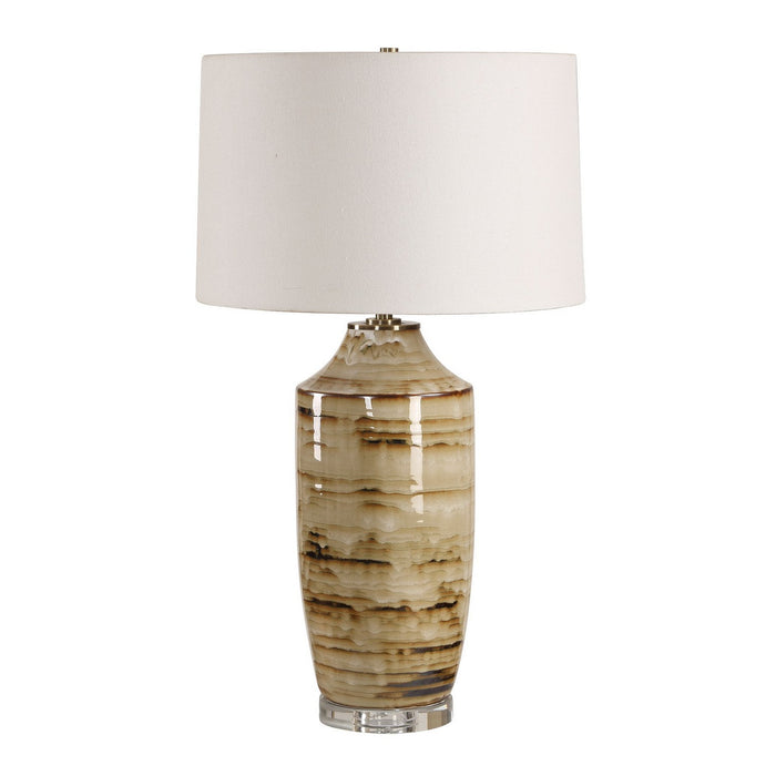 Uttermost - 30781 - One Light Table Lamp - Schneider - Antique Brass