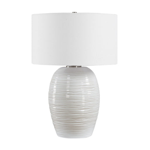 Alkman One Light Table Lamp Brushed Nickel