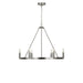 Generation Lighting - GLC2016BN - Six Light Chandelier - Mirla - Brushed Nickel