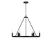 Generation Lighting - GLC2016MBKE - Six Light Chandelier - Mirla - Midnight Black