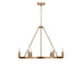 Generation Lighting - GLC2016SBE - Six Light Chandelier - Mirla - Satin Brass