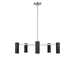 Generation Lighting - GLC2055BN - Five Light Chandelier - Zentro - Brushed Nickel