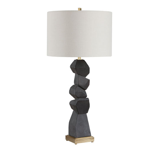 Demelo One Light Table Lamp Antique Brass