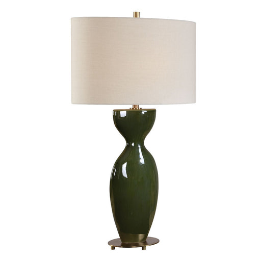 Curhan One Light Table Lamp Antique Brass