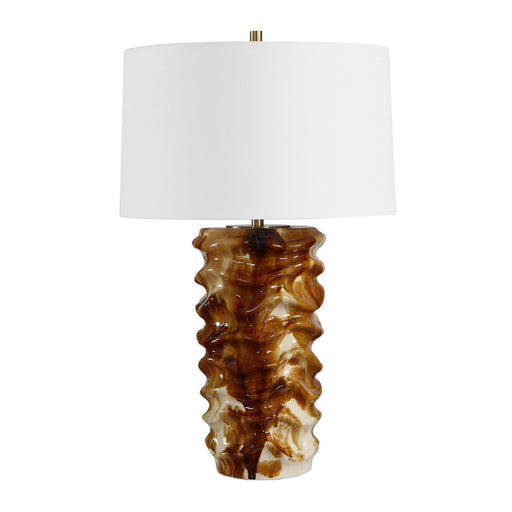 Uttermost - 30795 - One Light Table Lamp - Bassa - Antique Brass