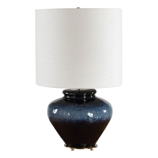Andrus One Light Table Lamp Antique Brass
