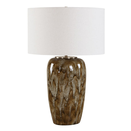 Torrence One Light Table Lamp Antique Brass