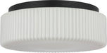 Generation Lighting - GLF1992MBK - Two Light Flush Mount - Axira - Midnight Black