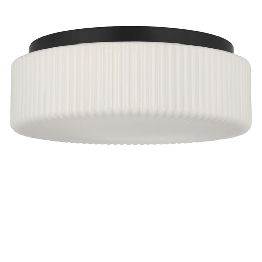 Axira Two Light Flush Mount Midnight Black