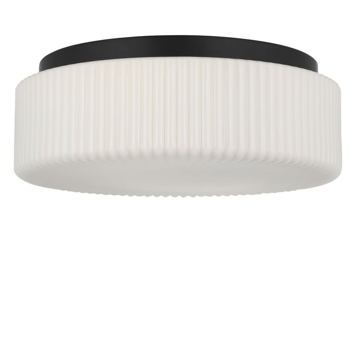 Generation Lighting - GLF1992MBKE - Two Light Flush Mount - Axira - Midnight Black