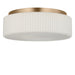 Generation Lighting - GLF1992SBE - Two Light Flush Mount - Axira - Satin Brass