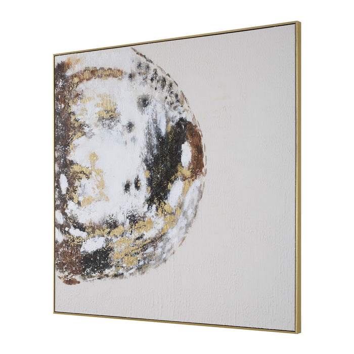 Uttermost - 32464 - Abstract Art - Moon Landing - Gold Leaf