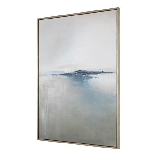 Above The Waterline Abstract Painting Gold