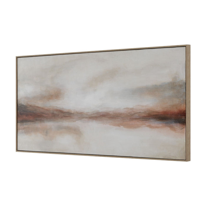 Uttermost - 32551 - Landscape Painting - Haze In The Horizon - Light Oak