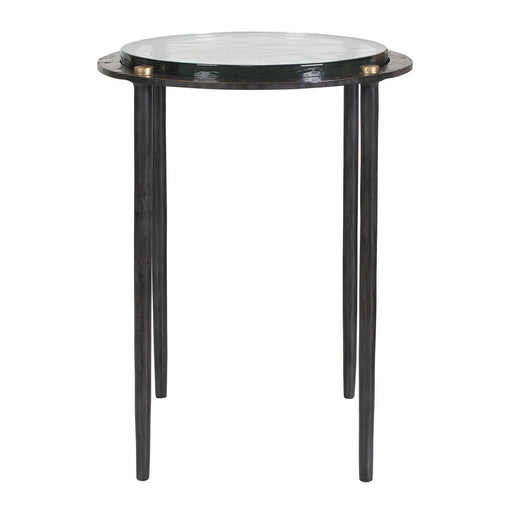 Kennington Accent Table Antique Brass